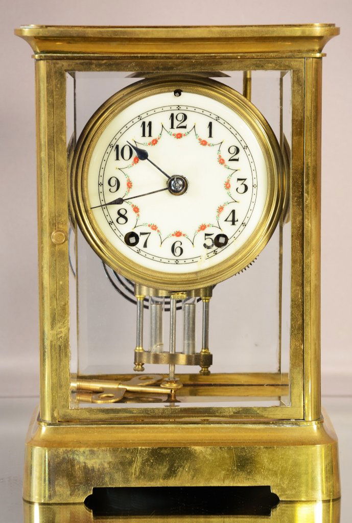 Seth Thomas Crystal Regulator Mantel Clock