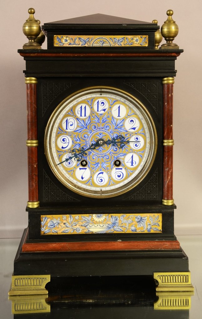 French Louis XVII Style Mantel Clock (1 of 3)