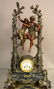 French Louis XV Style Figural Clock Set - 2