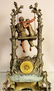 French Louis XV Style Figural Clock Set - 3