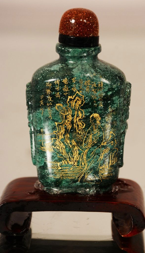 Chinese Jade snuff bottle (1 of 2)