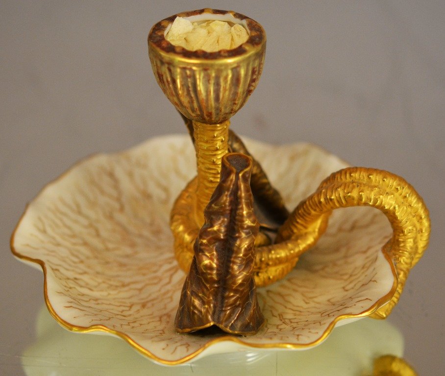 Royal Worcester Candle Holder (1 of 3)