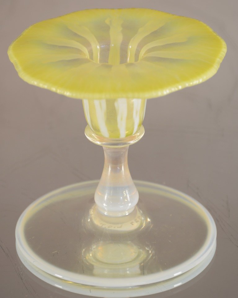 Tiffany Favrile art glass candle holder (1 of 1)