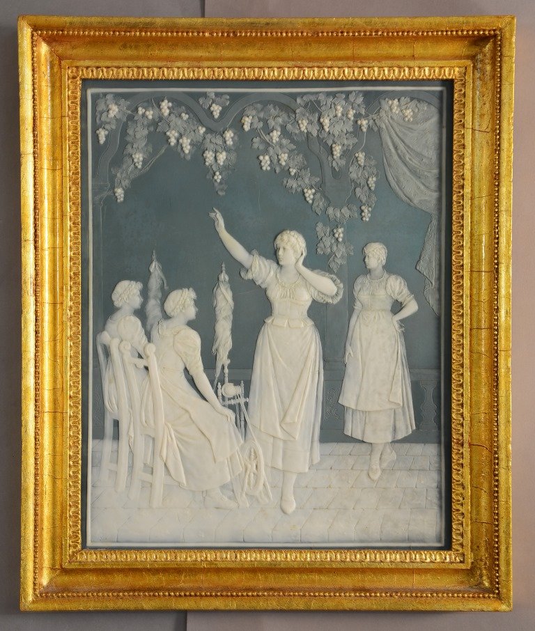 German Mettlach plaque (1 of 3)