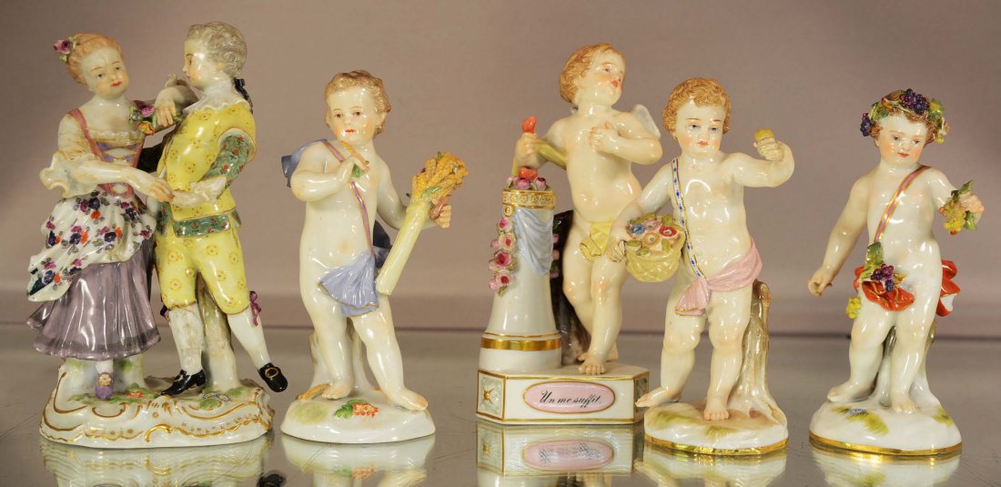 Five German porcelain figures (1 of 1)