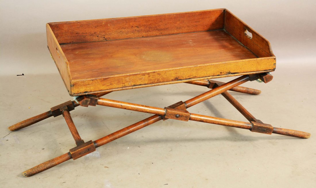 English campaign style low table (1 of 1)