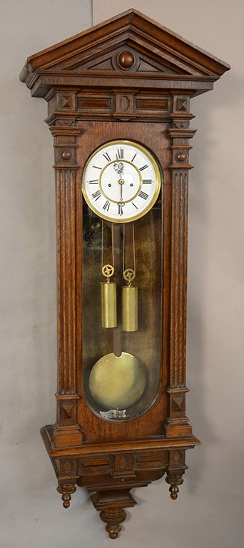 Lenzkirch Vienna Regulator wall clock (1 of 2)
