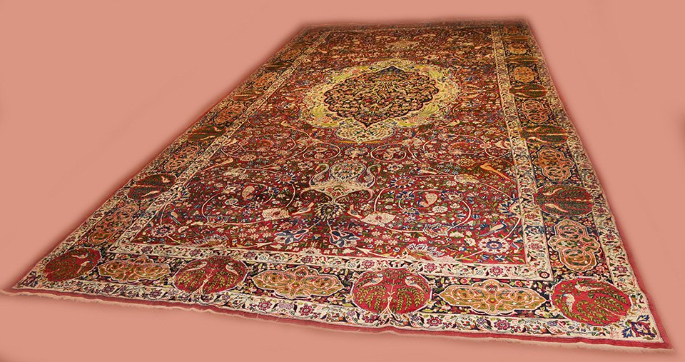 Antique Persian Kerman Lavar (1 of 5)