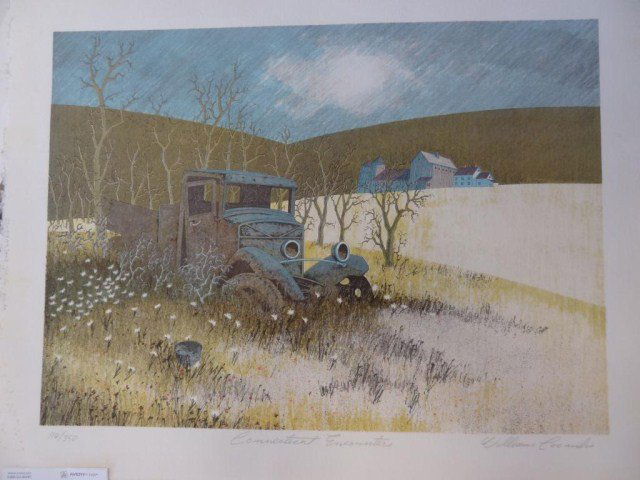 William Coombs "Connecticut Encounters": Limited Edition Print Signed and Numbered by the artist 35" x 23" 110/350