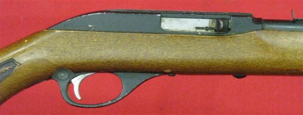 Marlin Firearms Co. Glenfield Model 60 Serial #244: Marlin Firearms Co. Glenfield Model 60 Serial #24402650 Rifle, .22 cal. LR, Semi-automatic, Birch Stock, 40 3/4'' L Overall, Incl. Tasco 4x Scope, Approx. 50% Overall, $50-$75. BEFORE RECEIPT OF THIS 