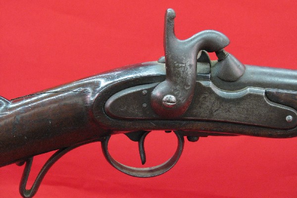 Carbine, Percussion, Rifled, Enfield, Approx. .69 : Carbine, Percussion, Rifled, Enfield, Approx. .69 cal., Overall: 30'' L, $800-$1,200.