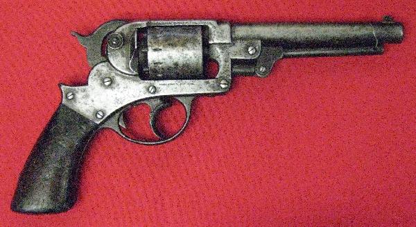 Starr Model 1858 Army Revolver, .44 cal., 6'' Barr: Starr Model 1858 Army Revolver, .44 cal., 6'' Barrel, Approx. 23,000 Manufactured, as Used by the Union Forces during the Civil War, $600-$800.