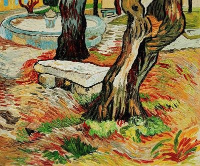 "The Bench at Saint Remy, 1889" Van Gogh