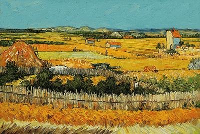 Signed Limited Edition Oil "The Harvest" Van Gogh