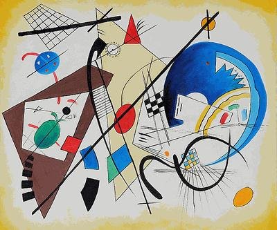 "Structure Joyeuse (Merry Structure)" Kandinsky