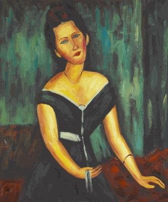 Signed Limited Ed "Madame Van Muyden" Modighani
