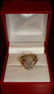334: Ladies 10K Yellow Gold Diamond Ring