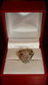 334: Ladies 10k Yellow Gold Diamond Ring