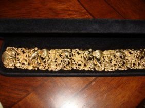 Unisex 14K Yellow Gold Bracelet