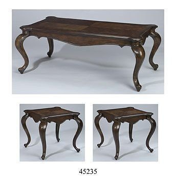 TABLE COFFEE AND 2 END TABLE SET: TABLE COFFEE AND 2 END TABLE SET Dimensions: 20.00 H, 52.00 W, 29.00