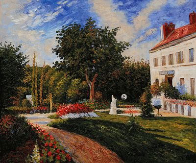 573 Pissarro The Garden Of Les Mathurins At Pontoise Feb 25