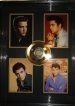 Elvis 4 Photo Gold Record Collage: Elvis 4 Photo Gold Record Collage, gold record is licensed and gold plated, beautifully framed and comes with COA. Perfect for any collector