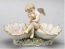Meissen-style Cherub with Clam Shells