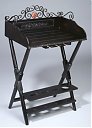 WINE RACK - BLACK OVER RED FNSH