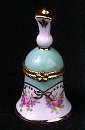 Limoges Style Bell Shaped Box: Limoges Style Bell Shaped Hinged Box. Original size. 15240AA