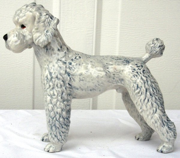 Royal Dalton Fine Porcelain Poodle: Fine Porcelain Poodle, Dimensions are about H: 6.75" W: 2.75" L: 8.5" 5119CCG