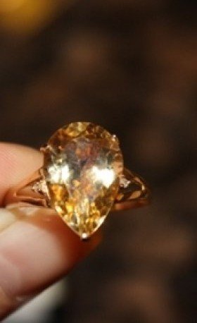 346A: VVS1 14K Diamond Solitaire Ring: VVS1 14K Diamond Solitaire total estimated diamond weight is .33 ctw.