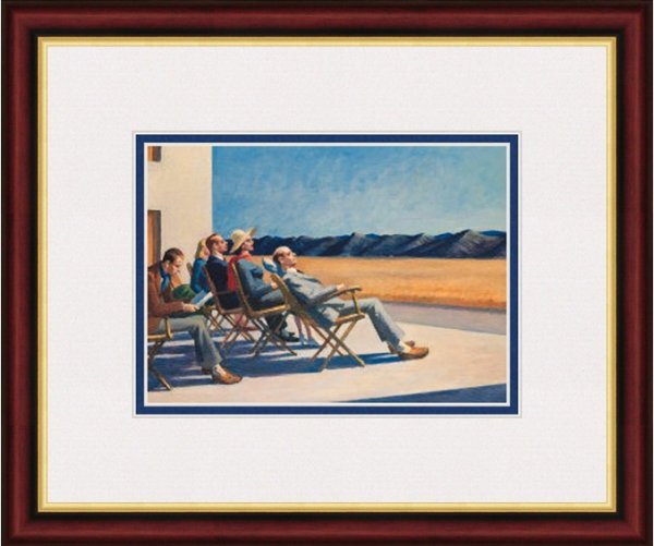 People in the Sun, 1960by Edward HopperItem: 132-2: Edward Hopper was born in the small Hudson River town of Nyack, New York State on the 22nd July 1882. Hopper didn't have many friends as a child, as he preferred activities on his own such as reading