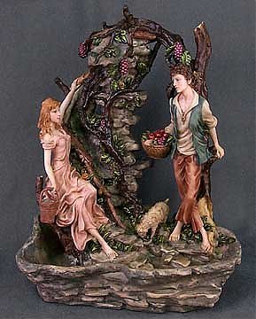 Romantic Couple Resin Fountain: Code: 12513