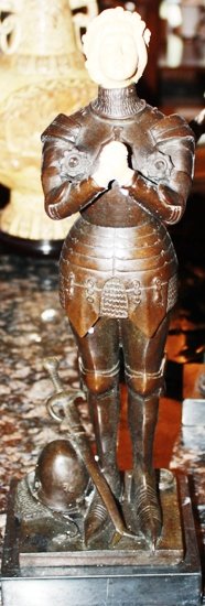 Noee - Bronze and Ivory Joan of Ark: Noee - Bronze and Ivory Joan of Ark, figure is about 6x5x16