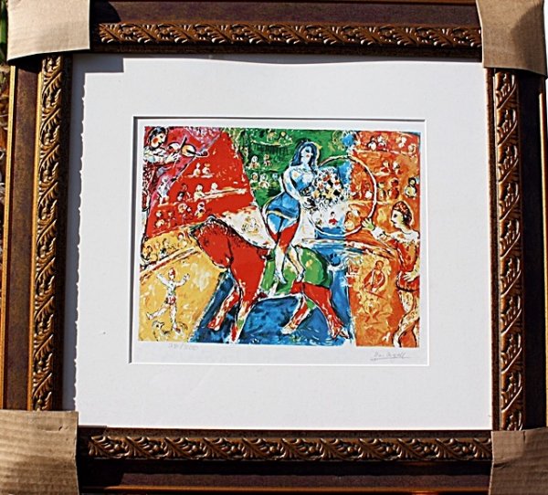 "Circus Horse and Rider" by Chagall: Marc Chagall (7 July 1887 – 28 March 1985), was a Russian–French artist, associated with several key art movements and was one of the most successful artists of the twentieth century. He created a