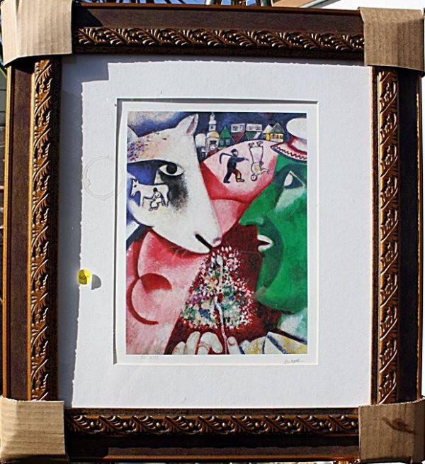"Me and the Village" by Chagall: Marc Chagall (7 July 1887 – 28 March 1985), was a Russian–French artist, associated with several key art movements and was one of the most successful artists of the twentieth century. He created a