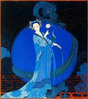 86R: Signed Ltd. Giclee Barbier: Signed limited edition giclee by artist George Barbier titled "Personnages De Comedie" 20x24 please contact auctioneer about framing. Comes with COA