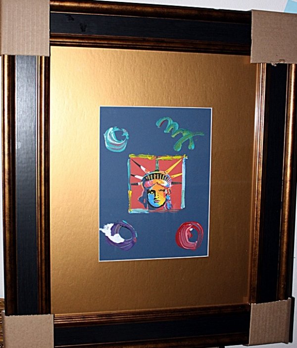 "Liberty Head" by Peter Max: Peter Max (born Peter Max Finkelstein, October 19, 1937) is a German-born American artist best known for his iconic art style in the 1960s. At first, his "Cosmic 60s" art, as it came to be known, appe