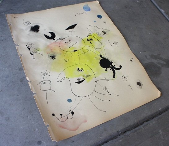 Joan Miro Drawing