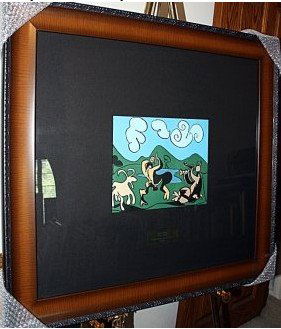 Two Satyrs and Goat by Picasso: Pablo Diego José Francisco de Paula Juan Nepomuceno María de los Remedios Cipriano de la Santísima Trinidad Ruiz y Picasso (25 October 1881 – 8 April 1973) was a Spanish painter, draughtsman, and