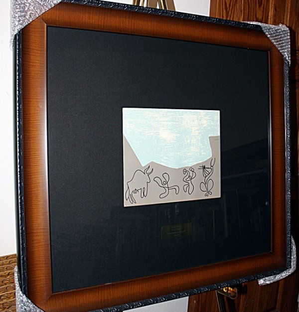 Bacchanal with Bull by Picasso: Pablo Diego José Francisco de Paula Juan Nepomuceno María de los Remedios Cipriano de la Santísima Trinidad Ruiz y Picasso (25 October 1881 – 8 April 1973) was a Spanish painter, draughtsman, and