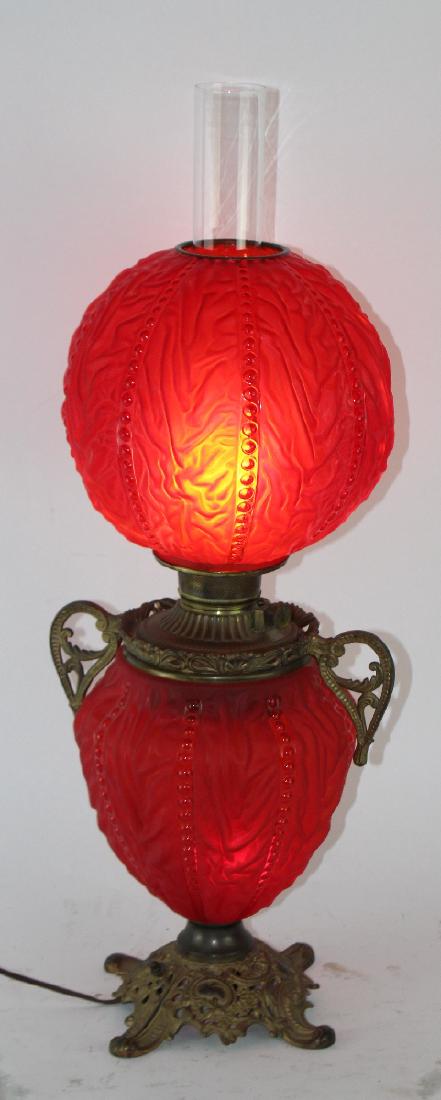 Victorian Gone with the Wind lamp (1 of 5)