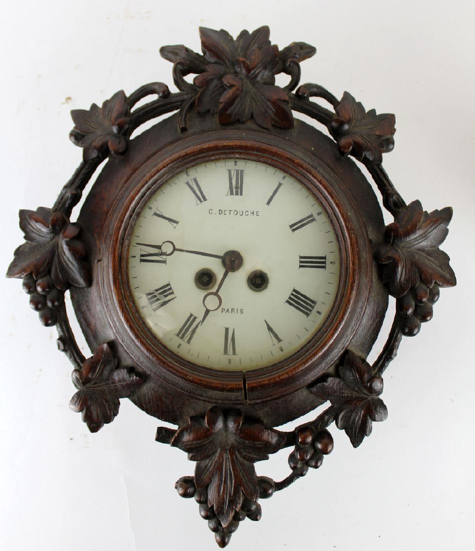 French Black Forest wall clock (1 of 7)