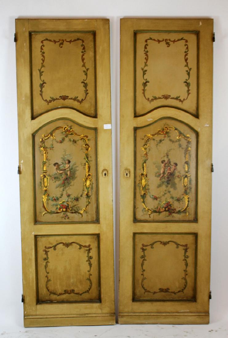 Pair of antique French music room doors (1 of 6)
