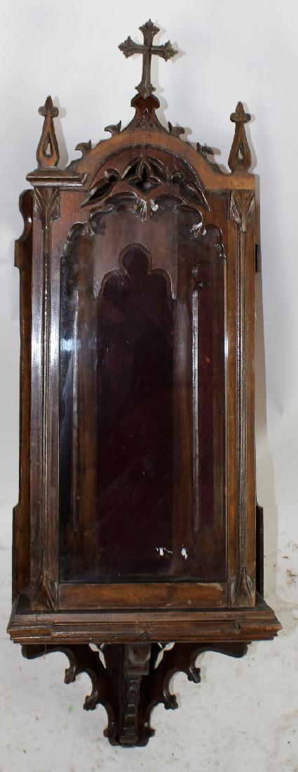 French Gothic corner wall niche (1 of 3)