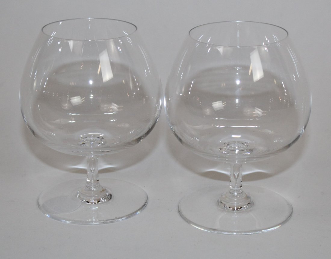 Pair of Baccarat crystal brandy snifters (1 of 2)