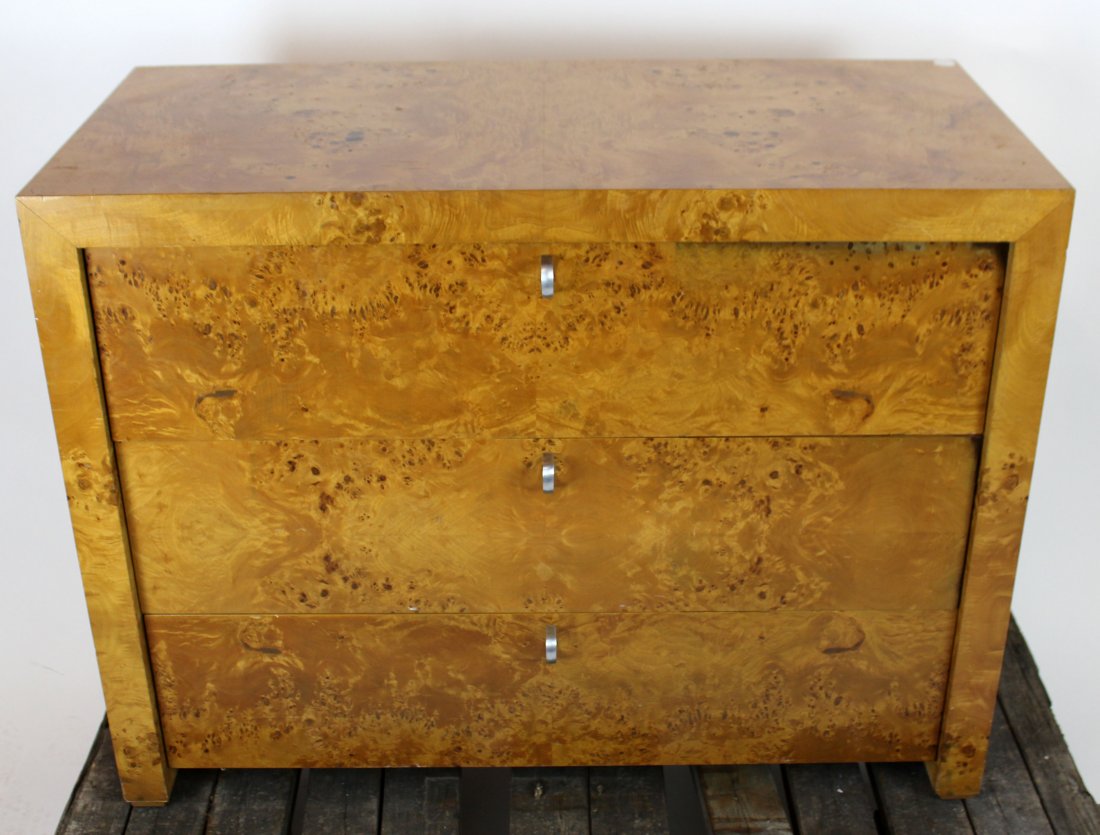 3 drawer birds eye maple chest (1 of 4)