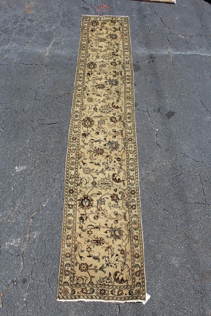 2'7" x 15'6" Persian wool Tabriz runner (1 of 4)