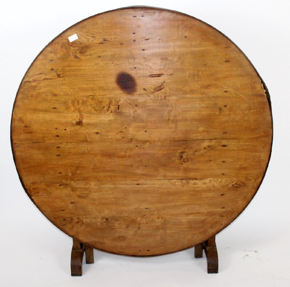 French Provincial vintners table in pine (1 of 6)