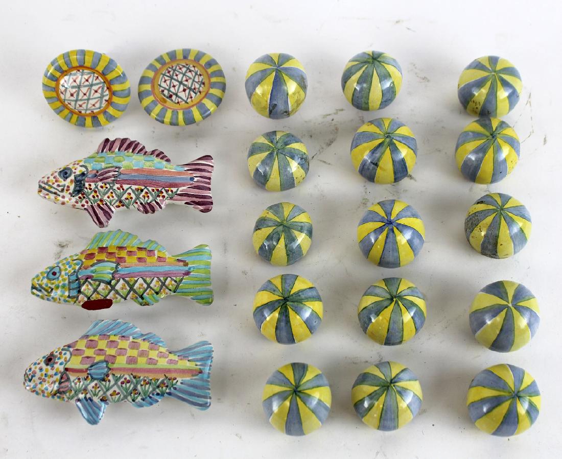 MacKenzie Childs ceramic door pulls (1 of 5)